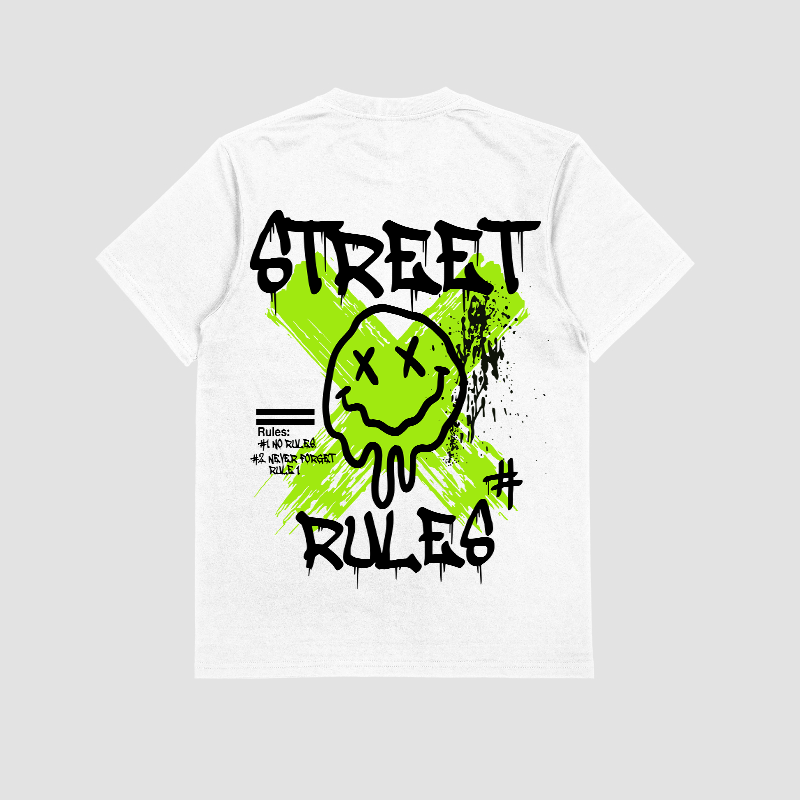 Camiseta street rules