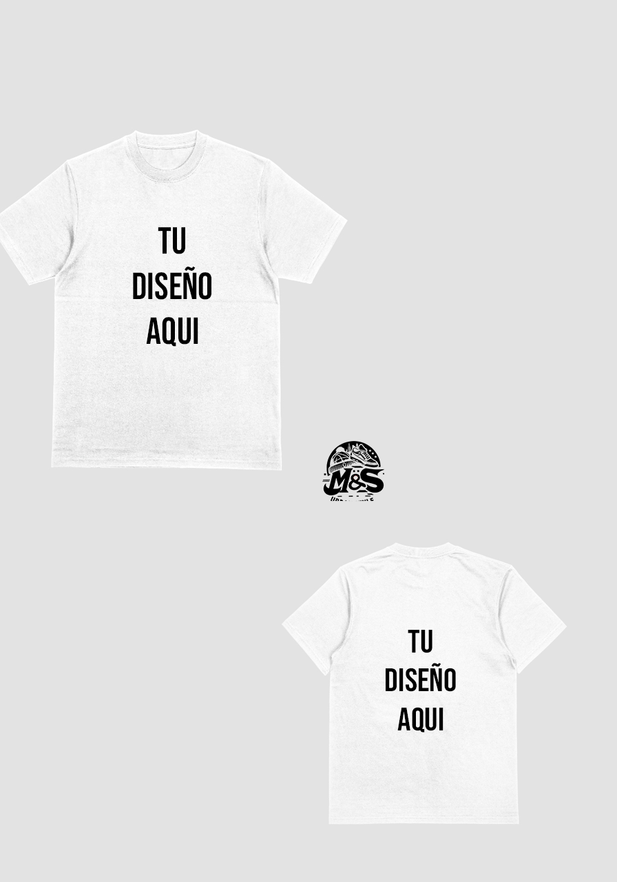 Camiseta personalizada desde 0 (leer descripción)