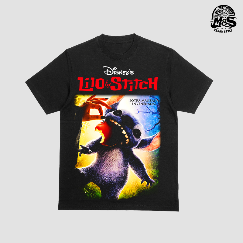 Camiseta Stich Manzana