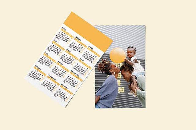 Calendario de Bolsillo Personalizado